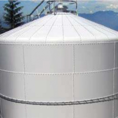 Cylindrical Galvanized Steel Storage Tanks (Conical Roof)